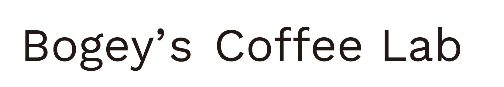 Bogey’s Coffee Lab